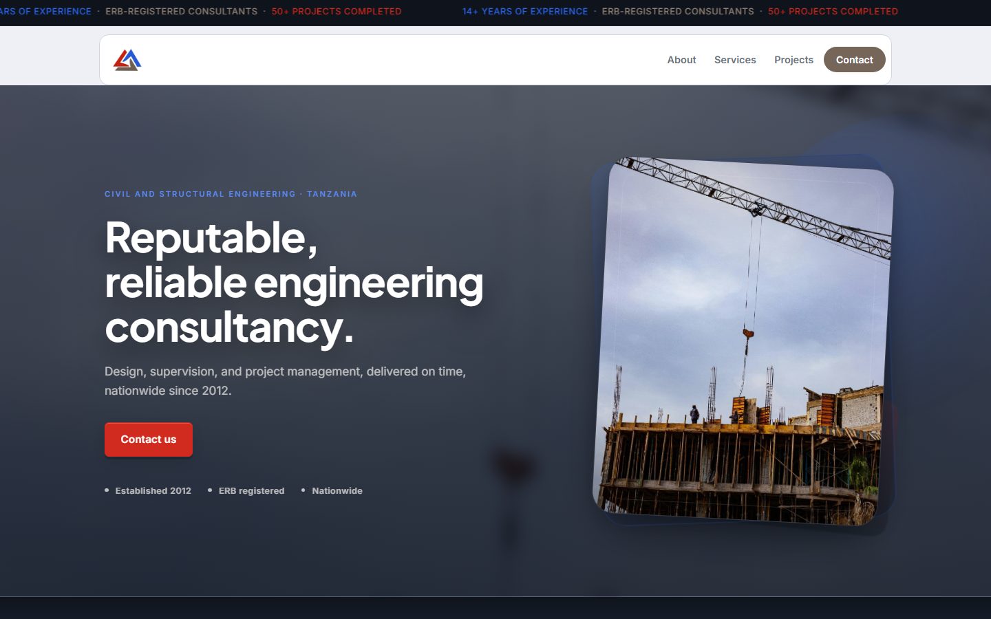 Homepage preview of PSE Consult Ltd